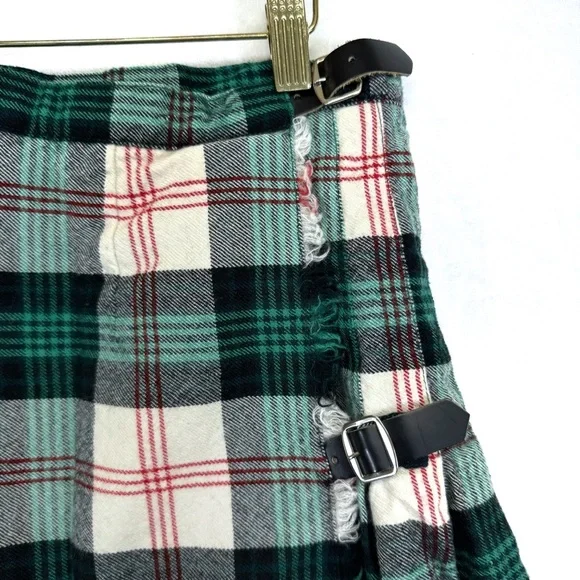 JOHN MORRISON Edinburgh Vintage Scotland Pure Wool Tartan Skirt